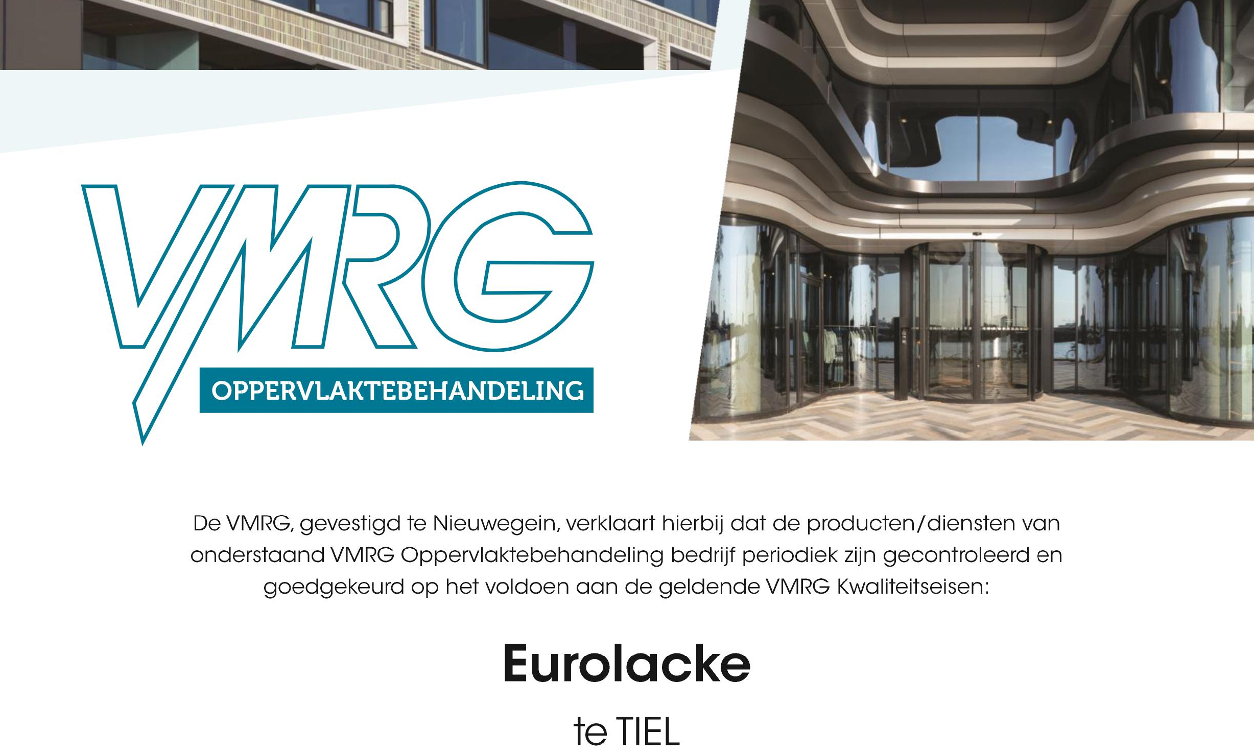 ALUECO certificaat