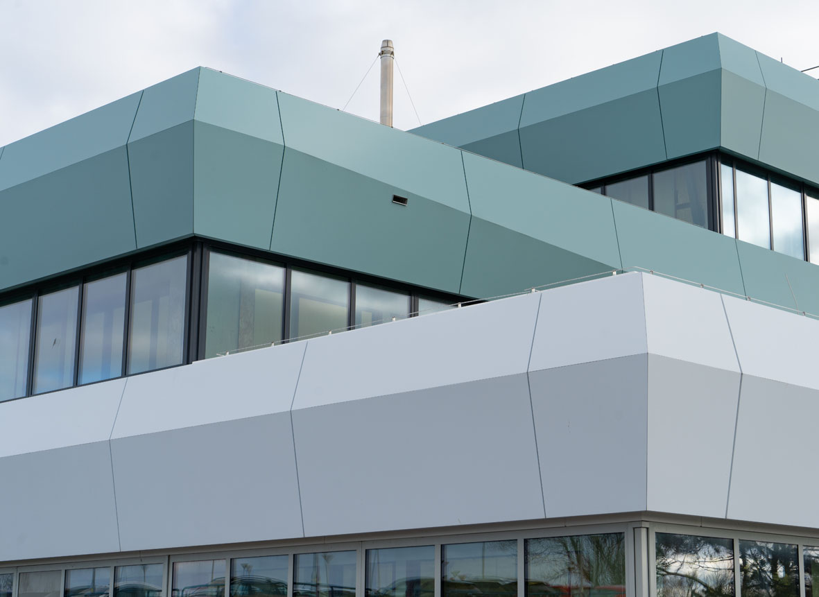 Ziekenhuis Den Helder, gevel, poedercoatings
