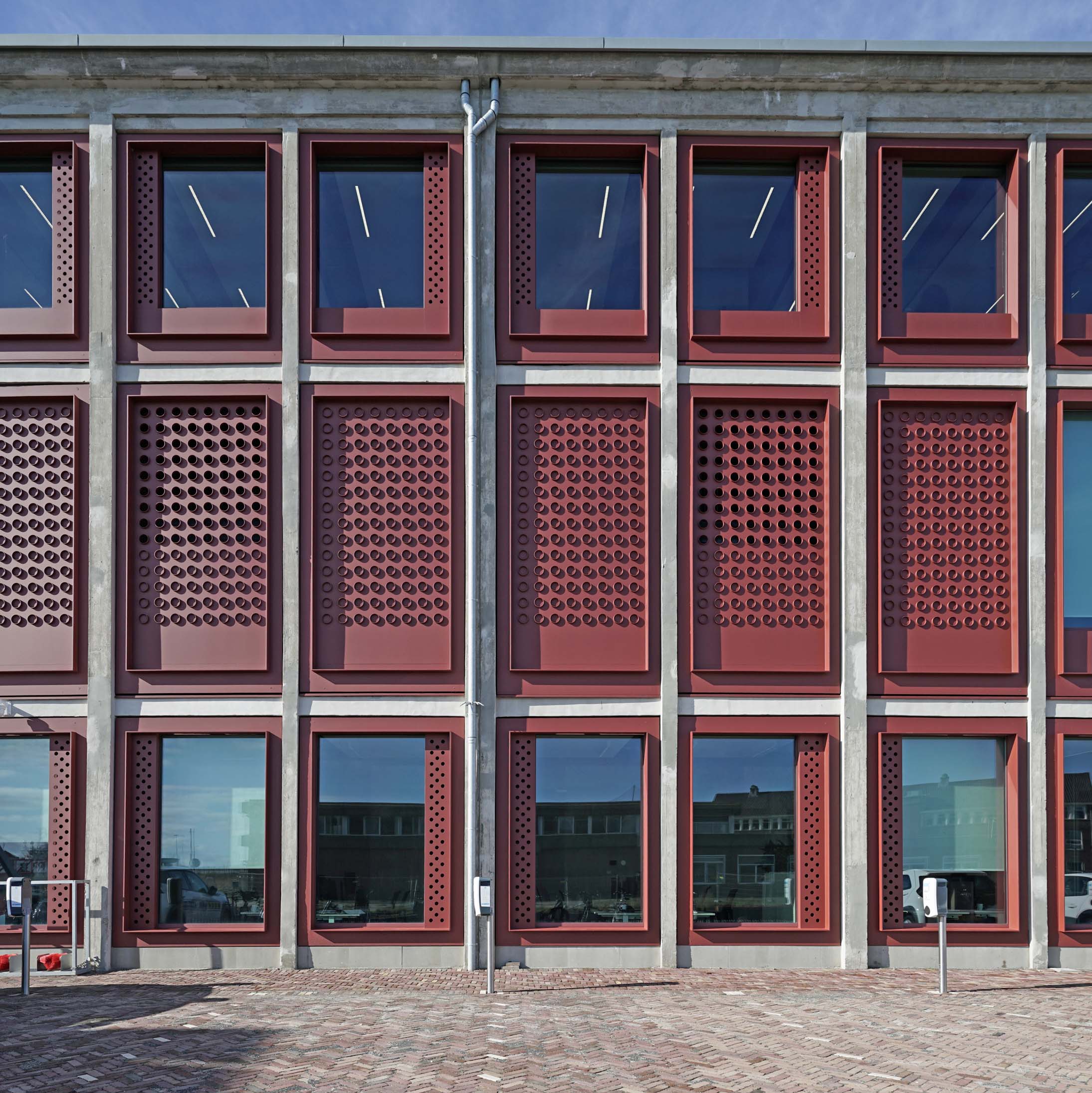 Stadhuis Den Helder, poedercoatings